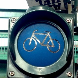 Bike Lanes have their own traffic lights!